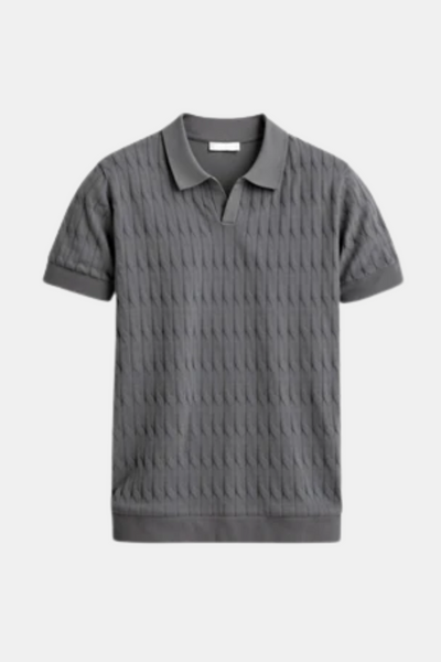 Víctor | Polo De Punto Cableado Premium
