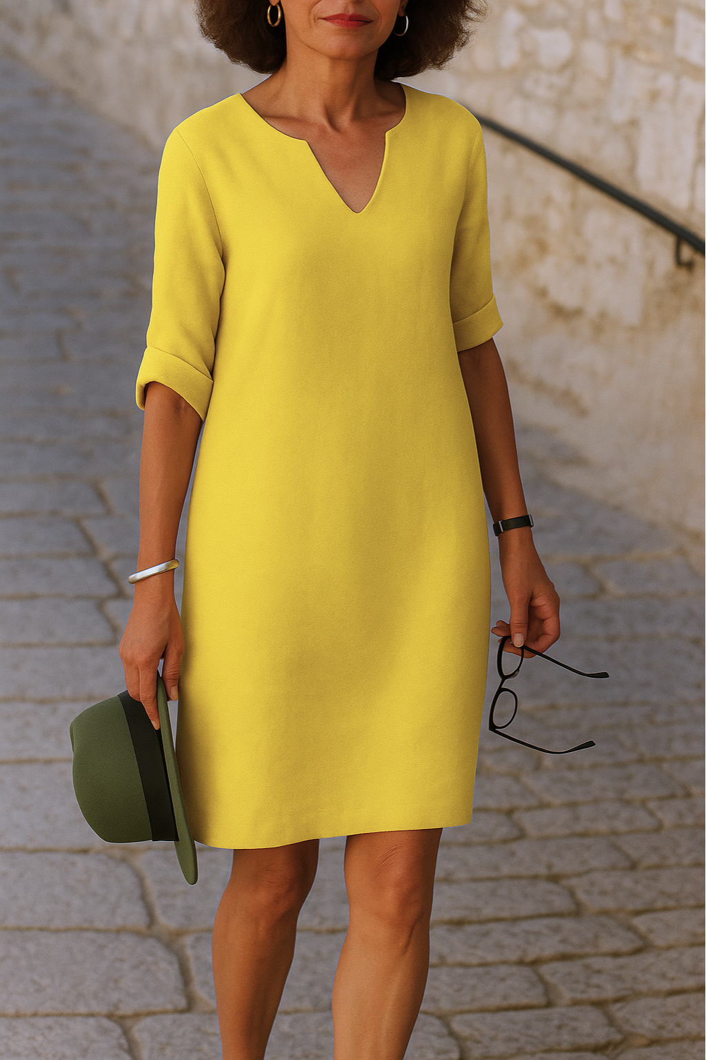 Ria | Vestido Elegante Con Escote En V Para Cada Ocasión Mijn winkel
