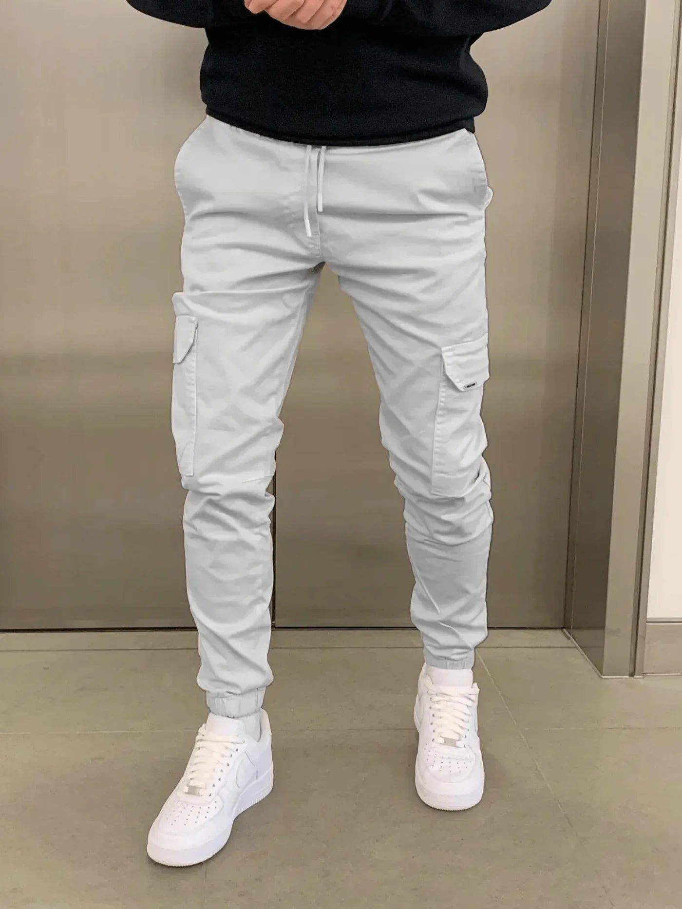 William | Pantalones Cargo Cómodos Elásticos