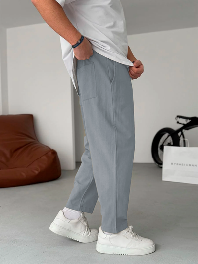 Sergey | Pantalones De Lino De Pierna