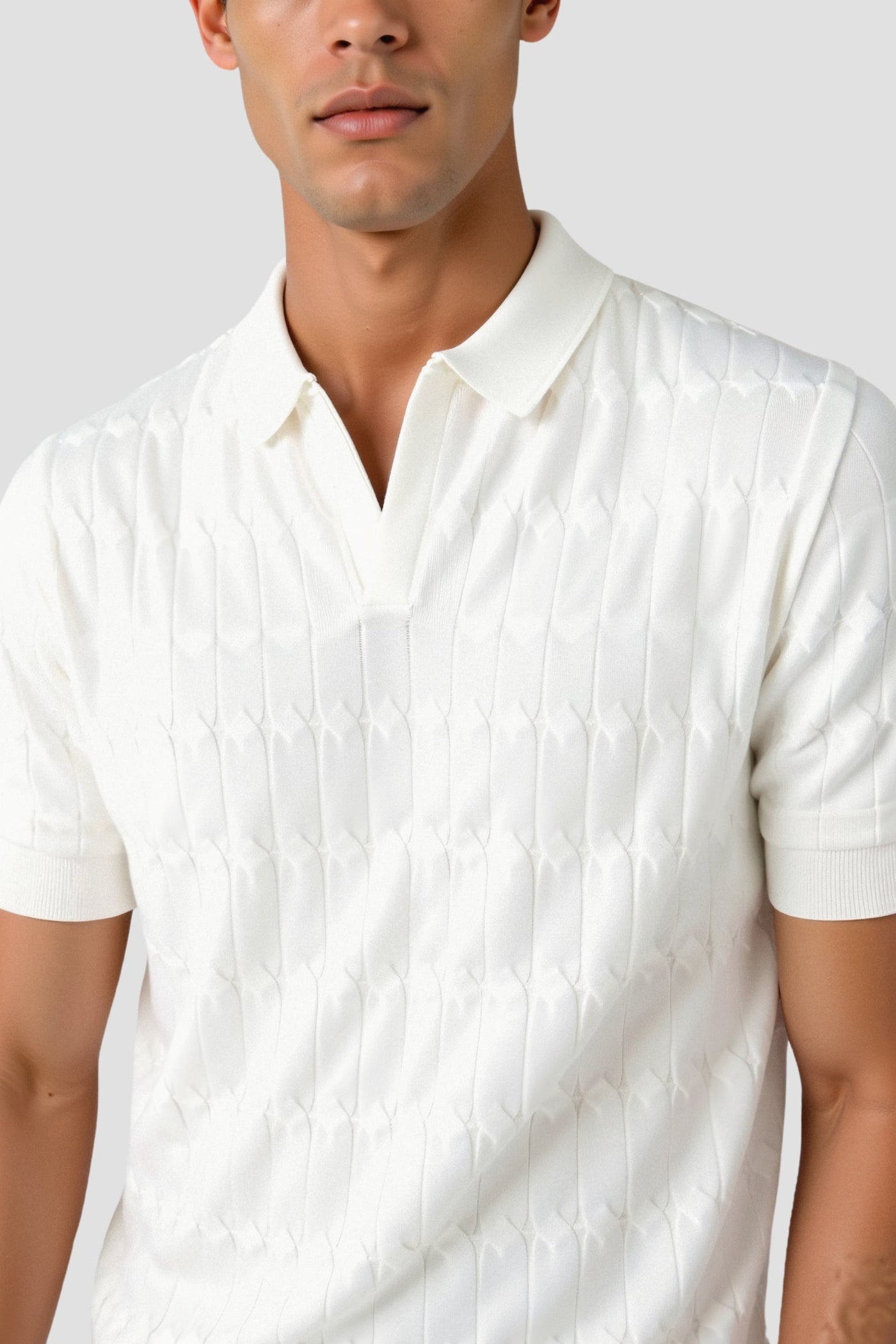 Víctor | Polo De Punto Cableado Premium