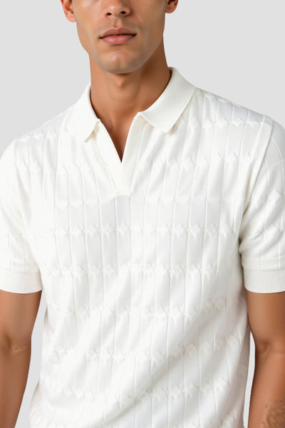 Víctor | Polo De Punto Cableado Premium