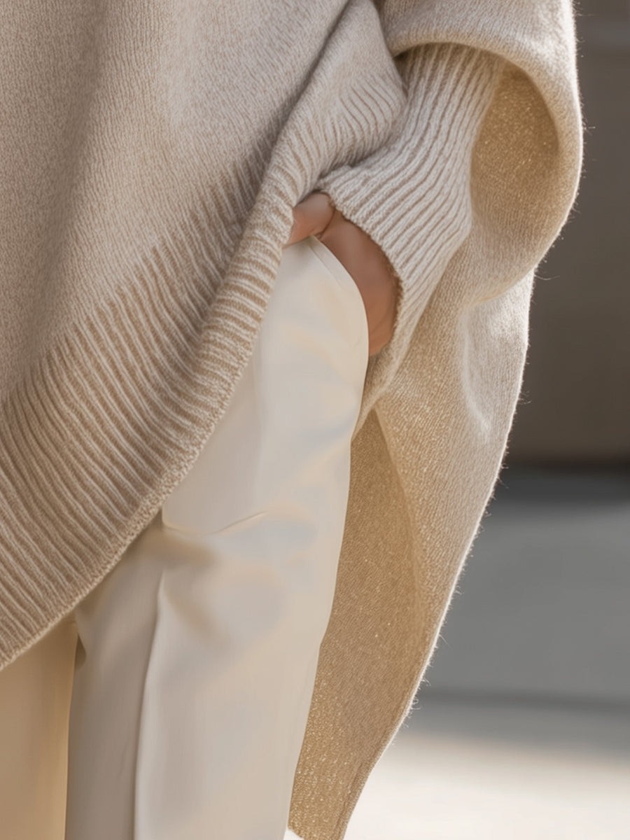 Rozanne | Poncho tricot oversize Karol Firenze