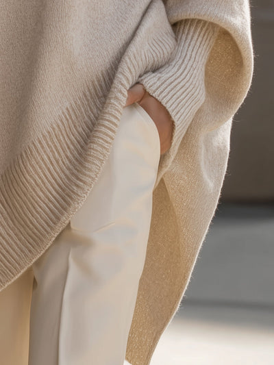 Rozanne | Poncho tricot oversize Karol Firenze