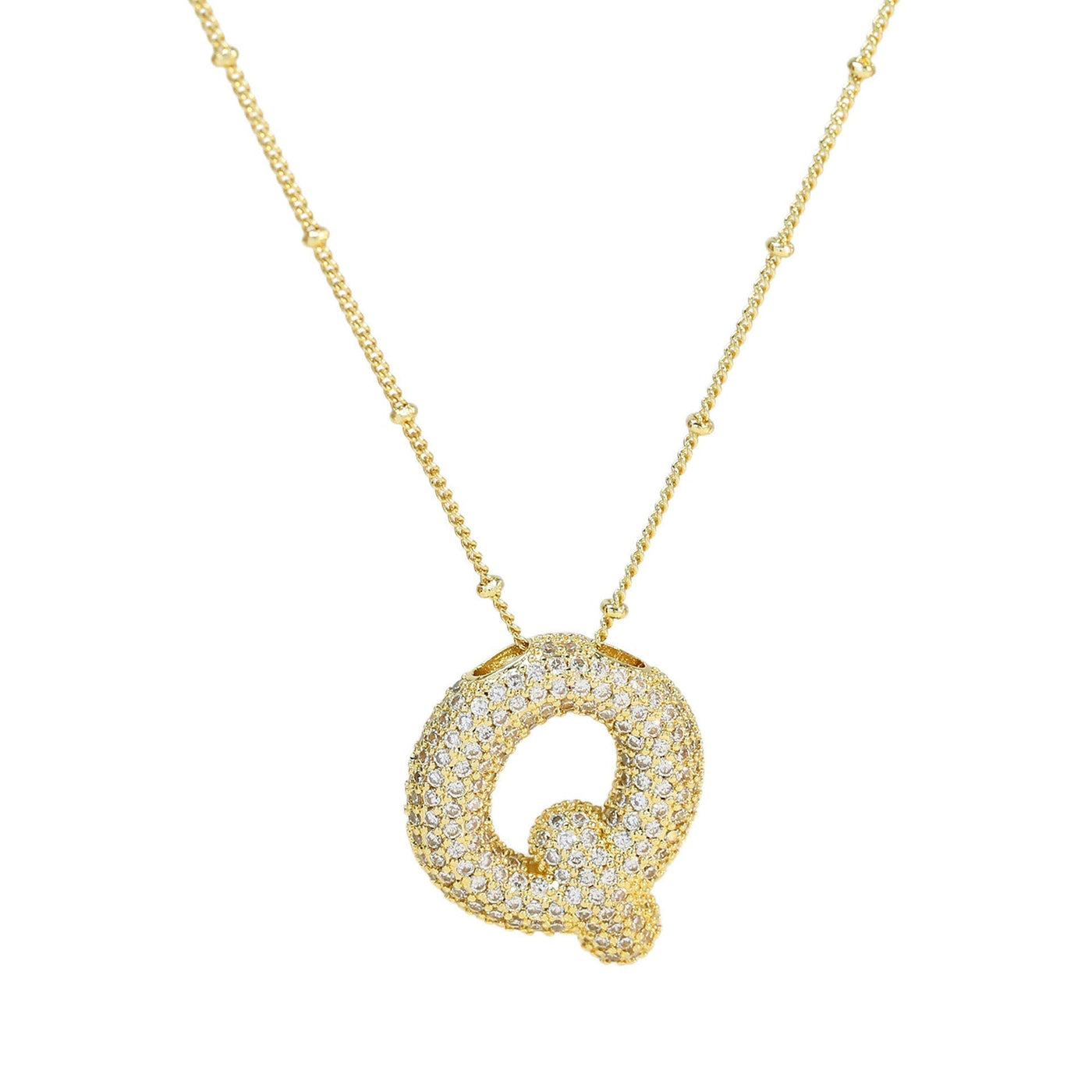 Savannah | Collar de Letra Burbuja con Diamantes Mijn winkel