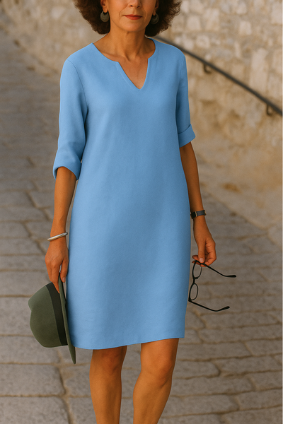 Ria | Vestido Elegante Con Escote En V Para Cada Ocasión Mijn winkel