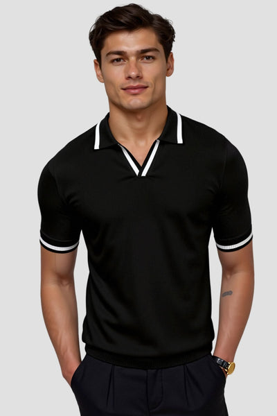 Cristian | Polo Ajustado Slim En Contraste