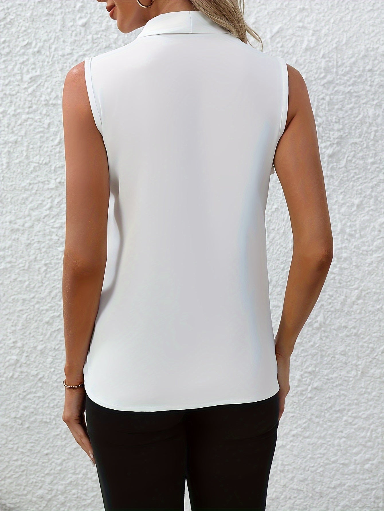 Annabel  | Blusa elegante sin mangas  con escote en V elegante Mijn winkel