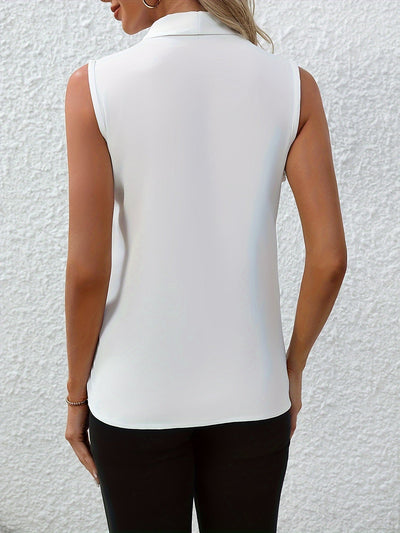 Annabel  | Blusa elegante sin mangas  con escote en V elegante Mijn winkel