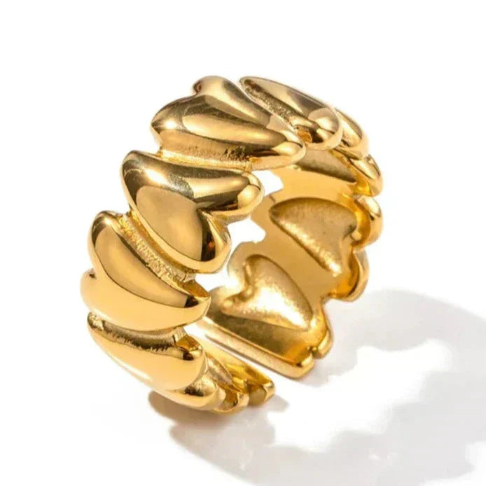 Hazel | Anillo de Corazón Envolvente Mijn winkel