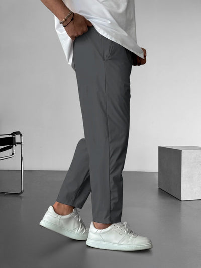 Tariq | Pantalones De Cuerda Tapered Esenciales