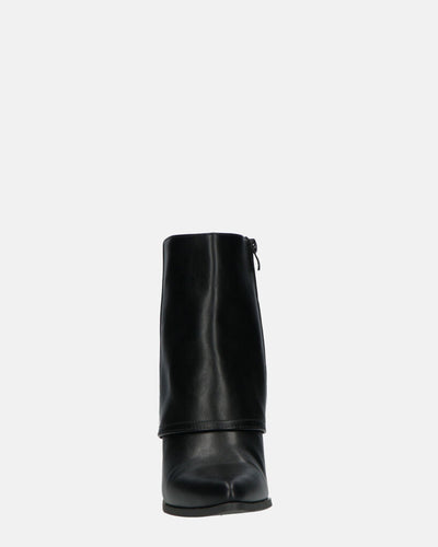 AINA | Botas Negras De Tobillo Con Plegado