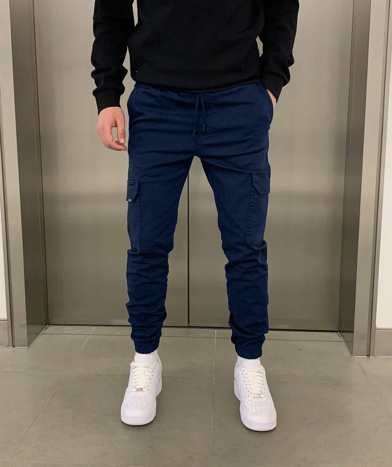 William | Pantalones Cargo Cómodos Elásticos
