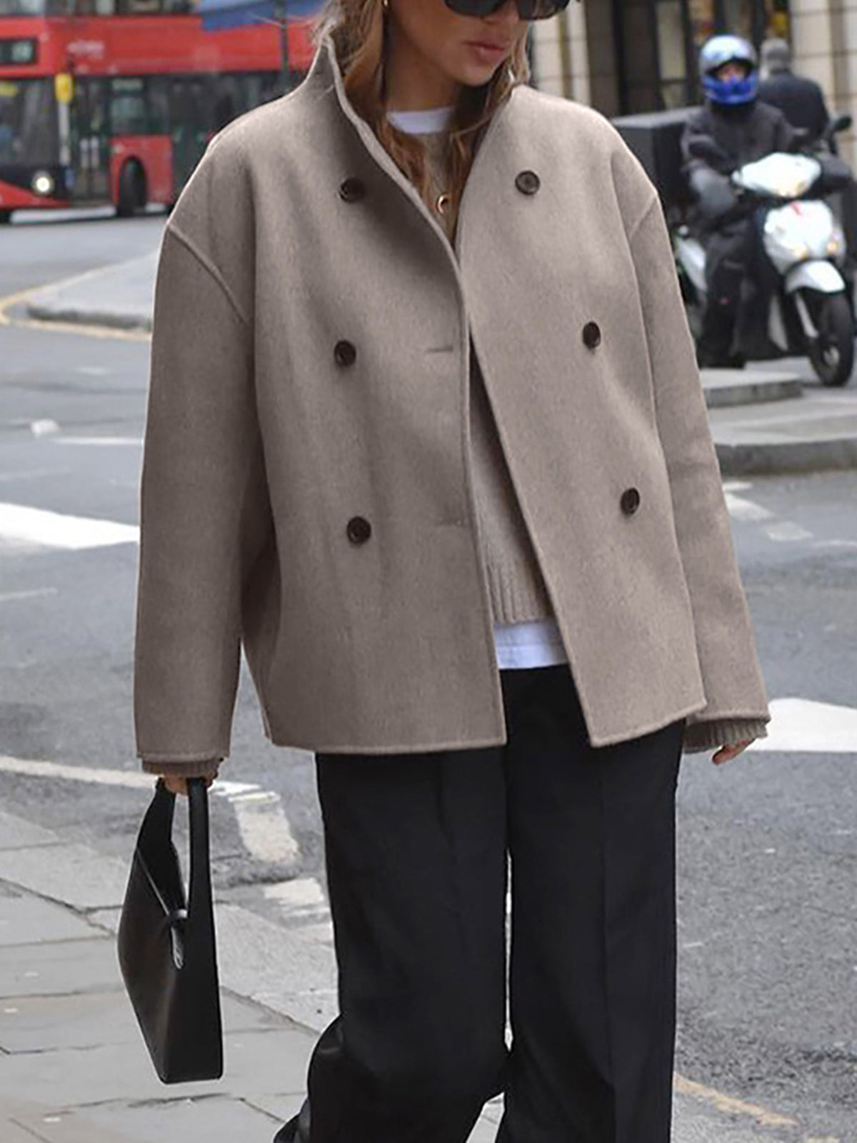 Jimena | Chaqueta Oversize Con Grandes Botones