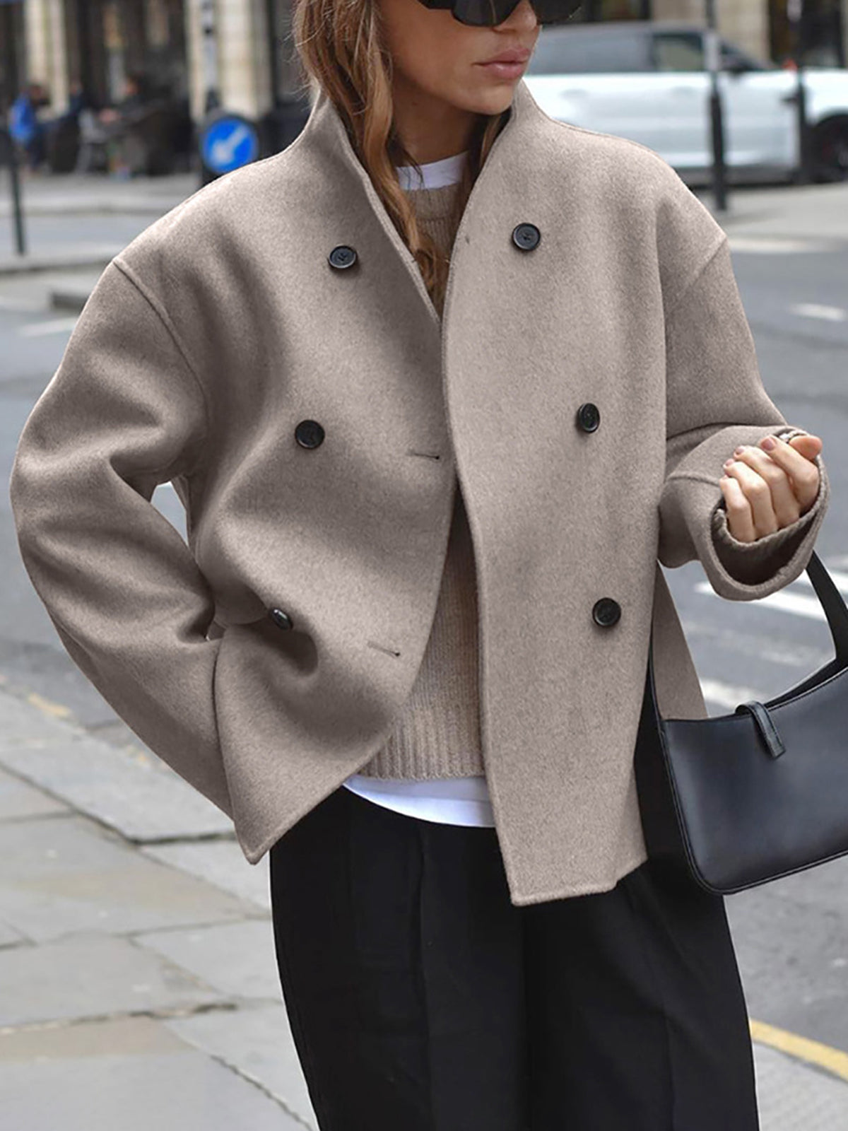 Jimena | Chaqueta Oversize Con Grandes Botones