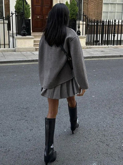 Jimena | Chaqueta Oversize Con Grandes Botones