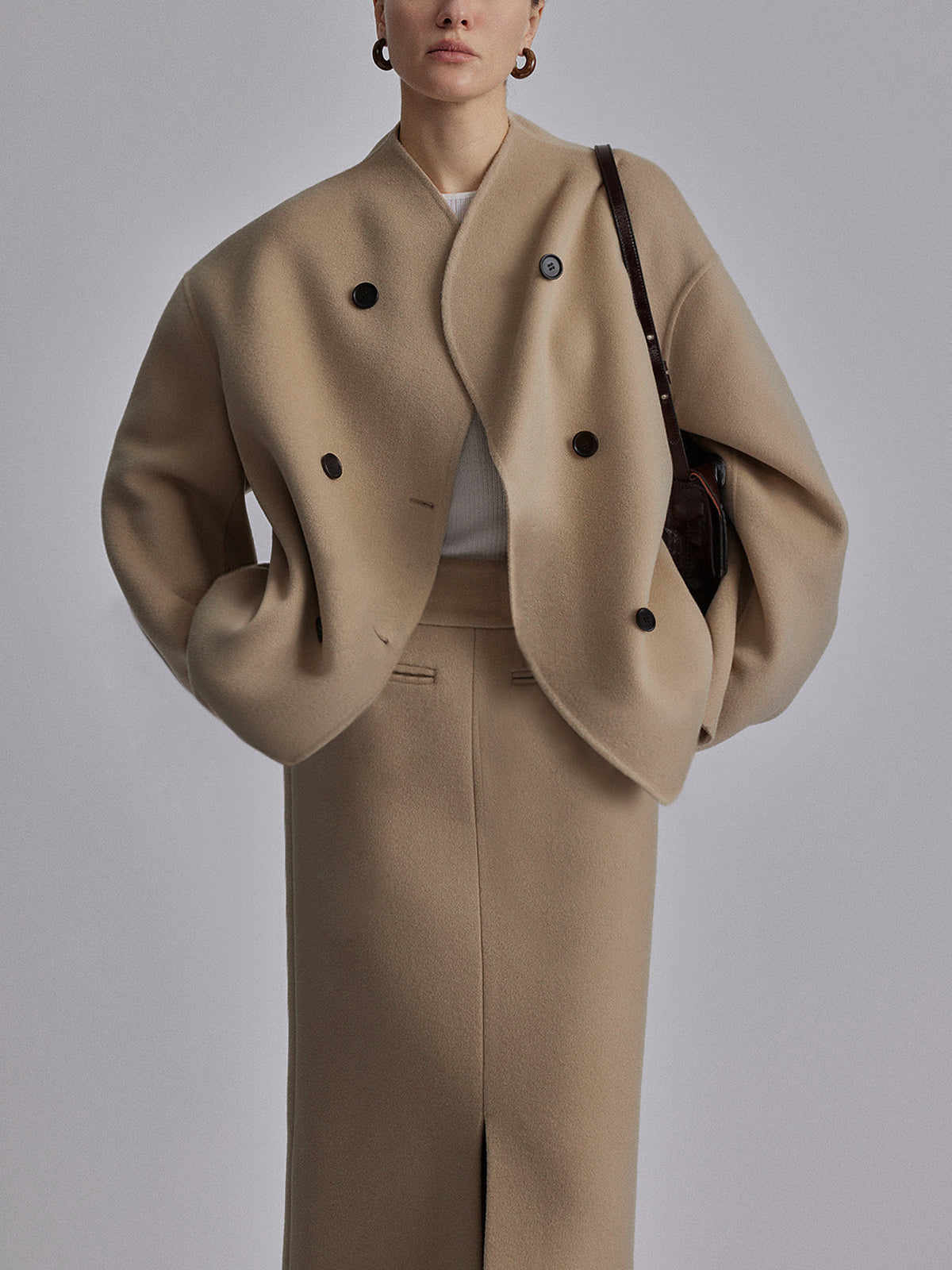 Jimena | Chaqueta Oversize Con Grandes Botones