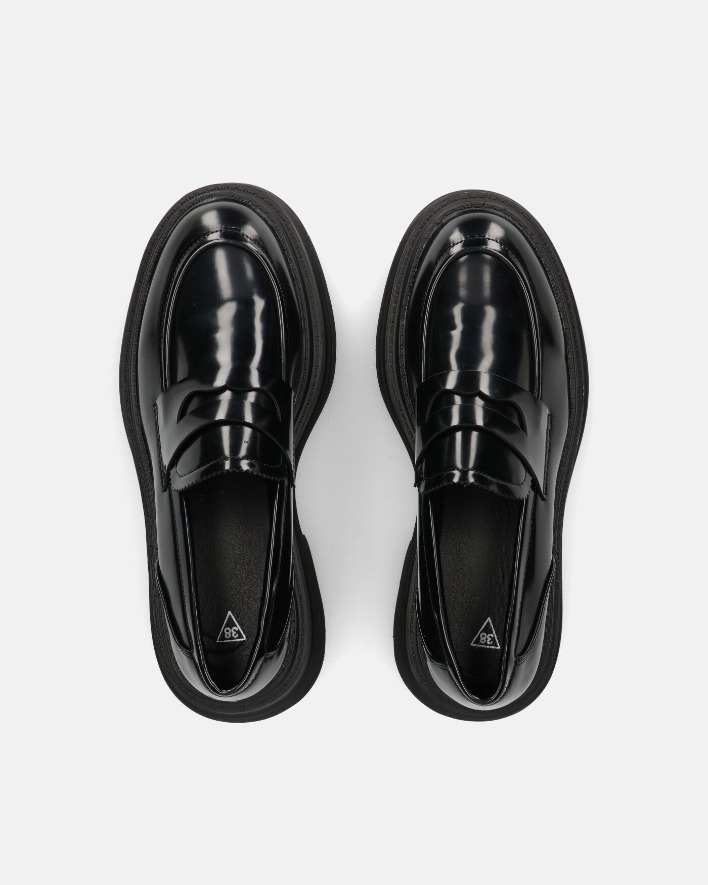 BICE | Mocasines Negros De Plataforma