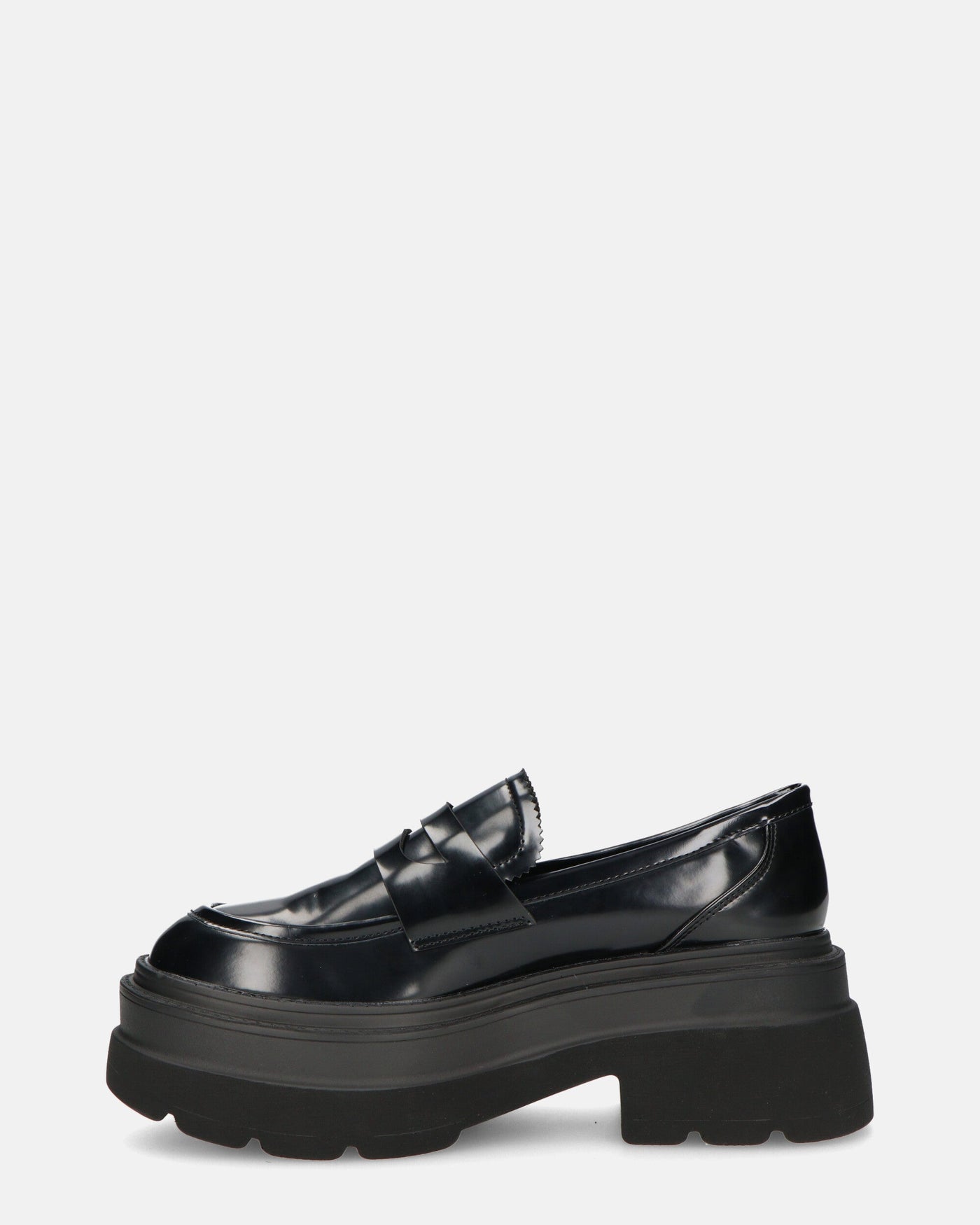 BICE | Mocasines Negros De Plataforma