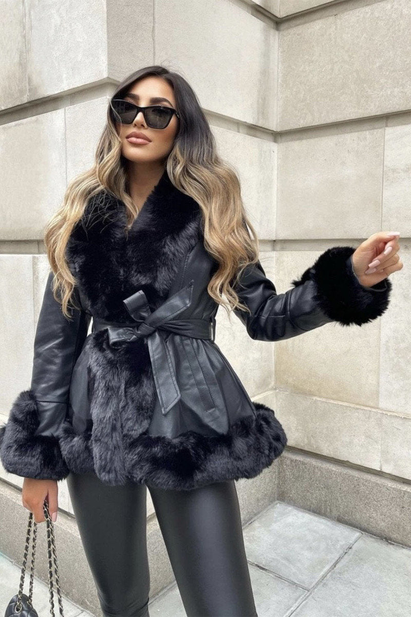 Celeste | Abrigo De Invierno Con Capucha | Blanco - Cómodo Y Protector