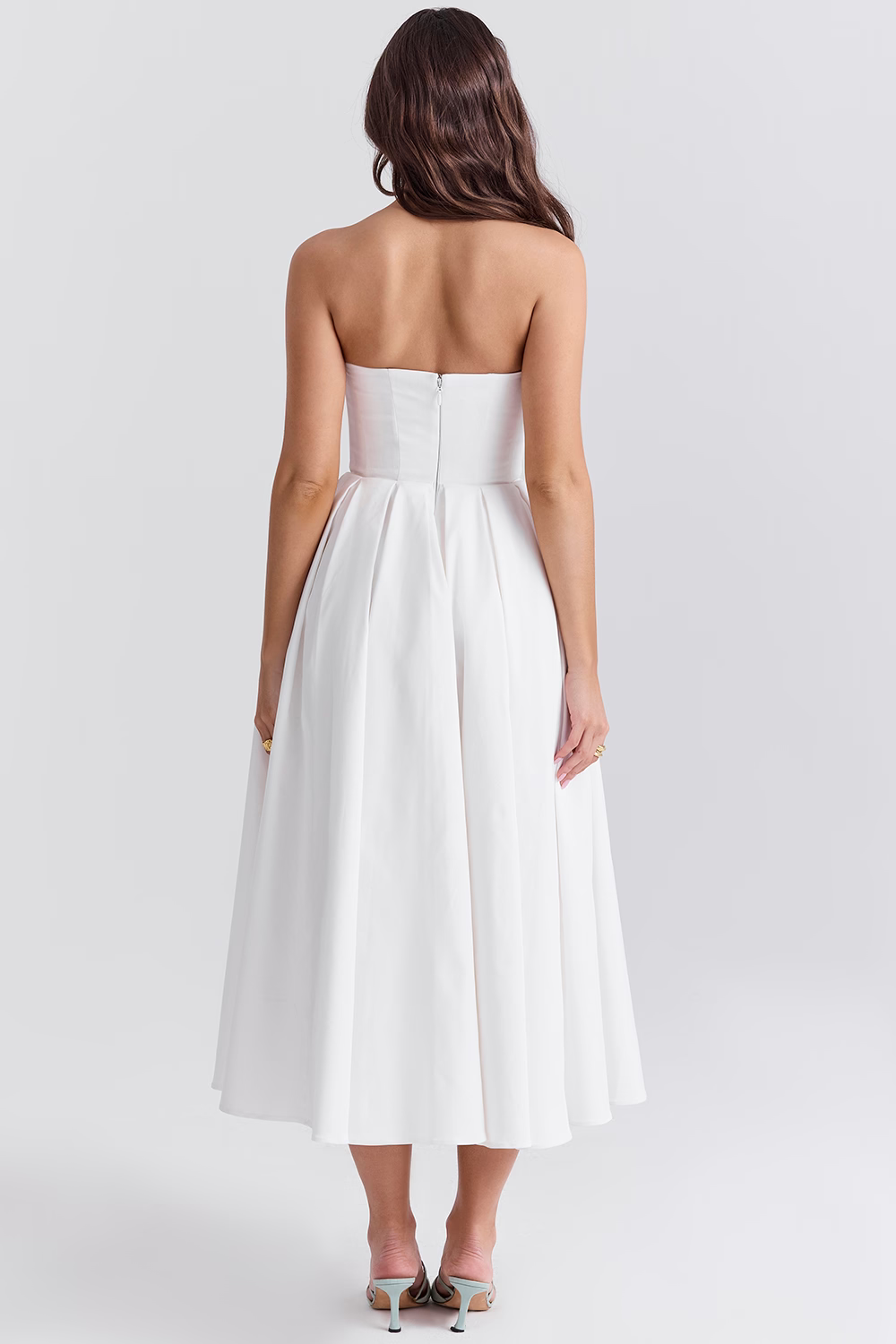 Nicole | Vestido Bustier Celeste