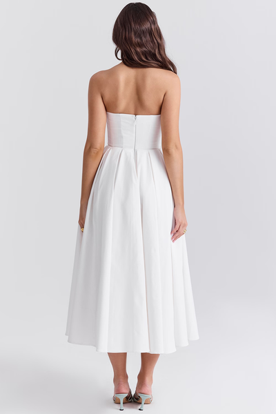 Nicole | Vestido Bustier Celeste