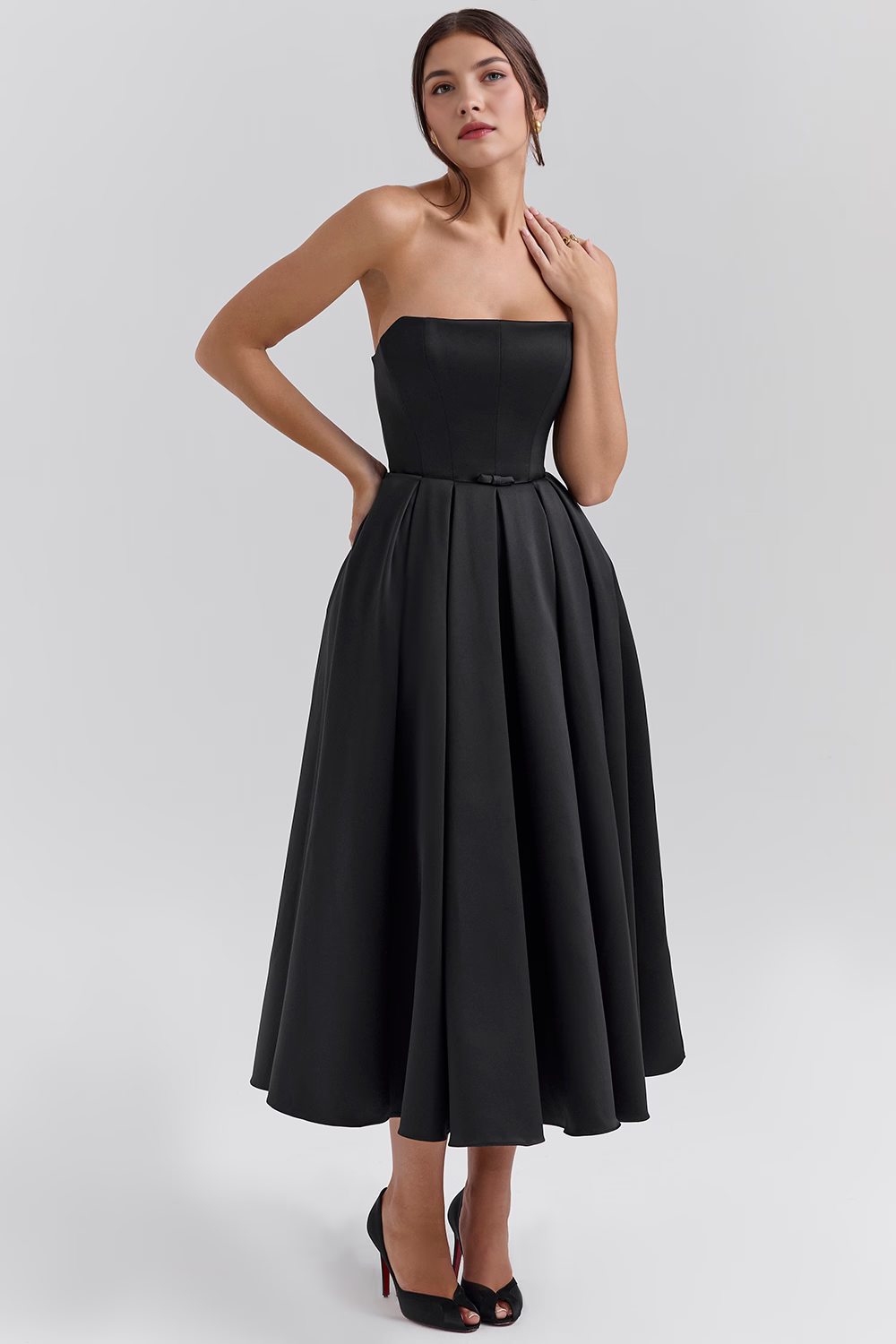 Nicole | Vestido Bustier Celeste