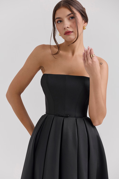 Nicole | Vestido Bustier Celeste