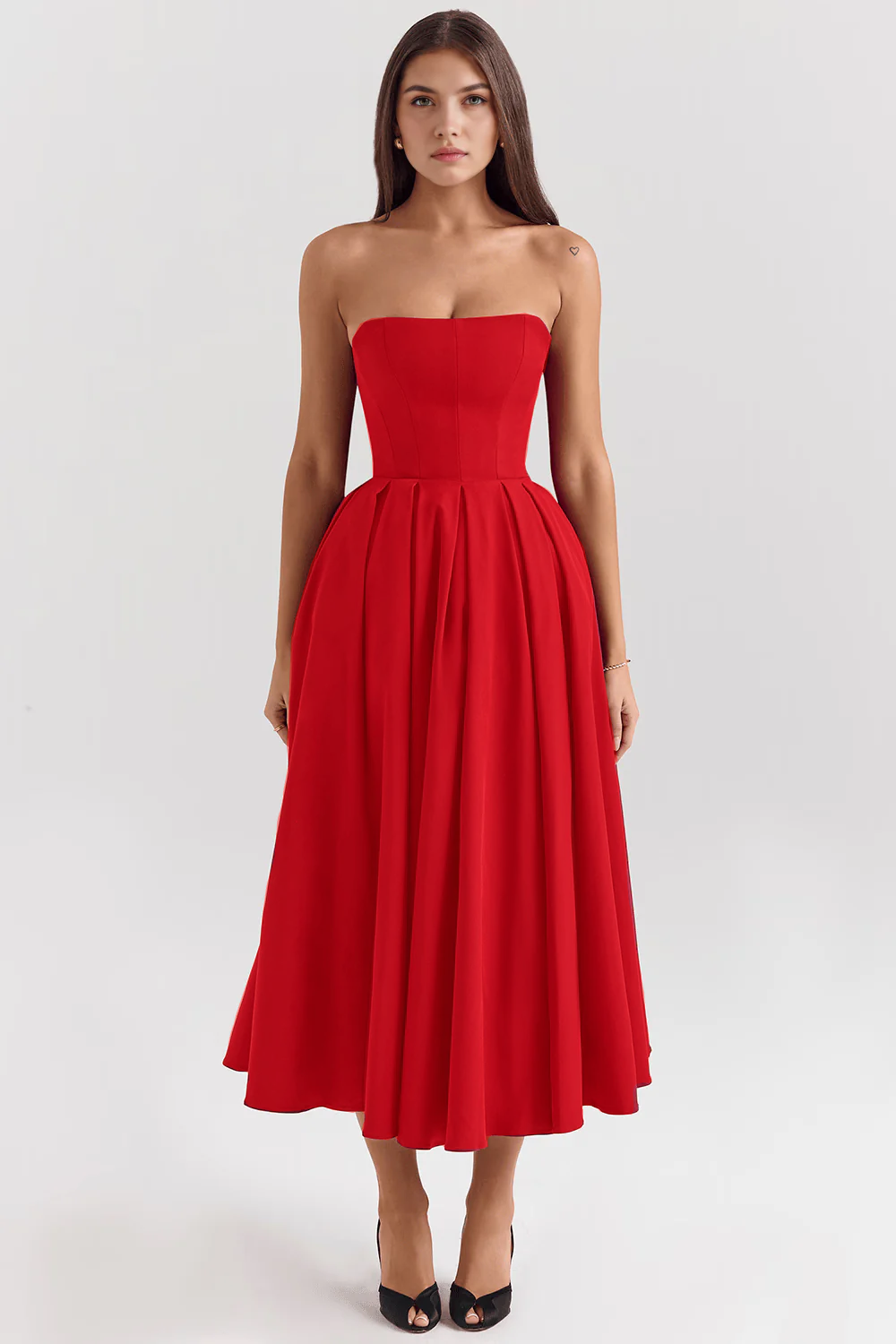Nicole | Vestido Bustier Celeste