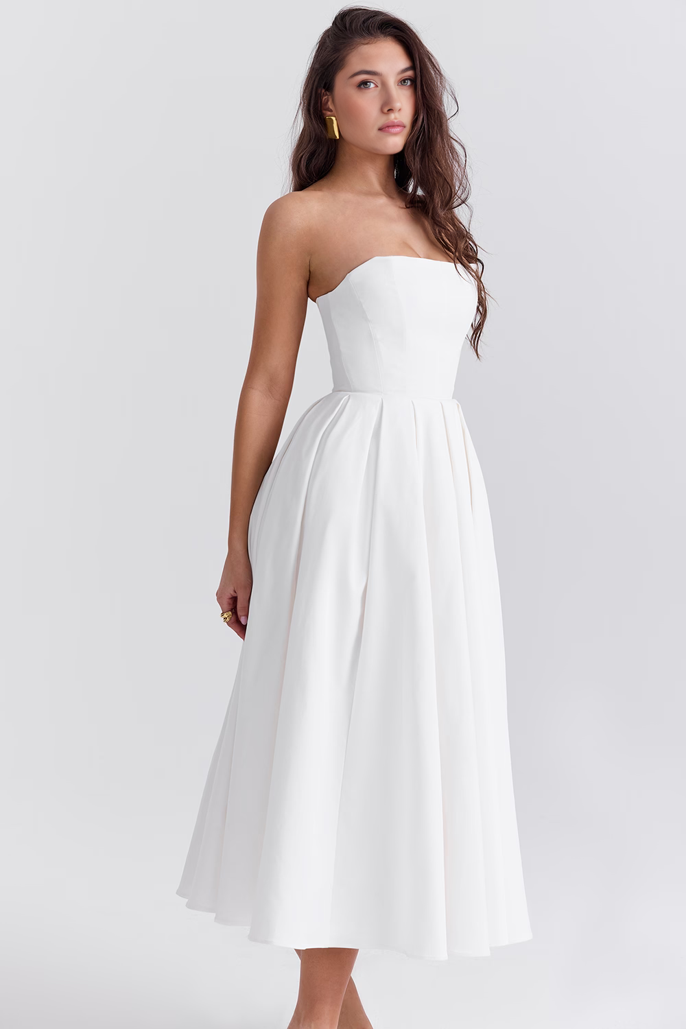 Nicole | Vestido Bustier Celeste