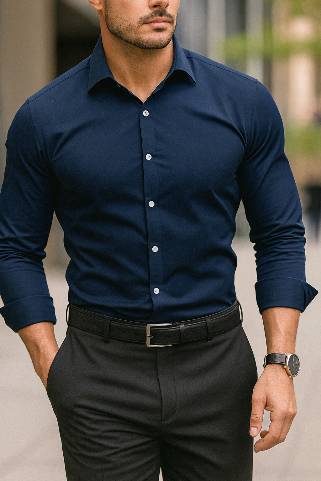Fabián | Camisa De Manga Larga Transpirable