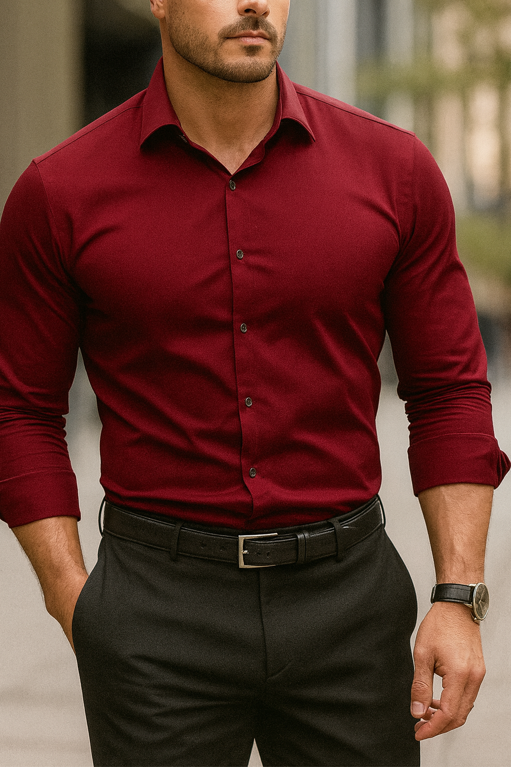 Fabián | Camisa De Manga Larga Transpirable