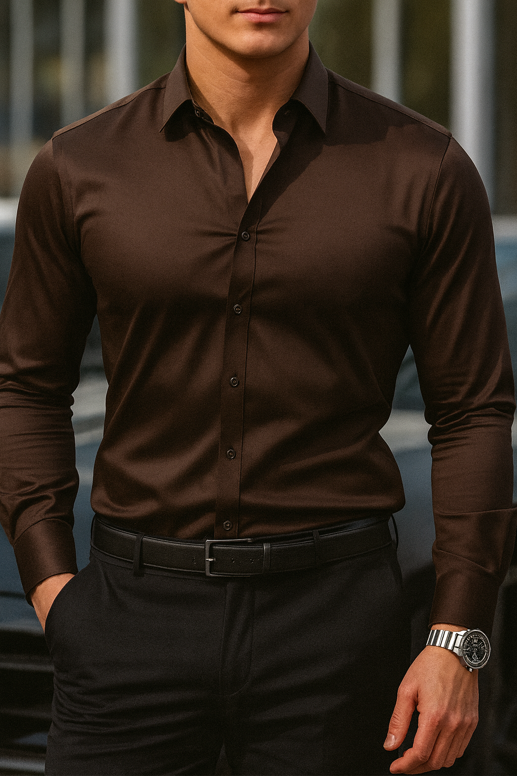 Fabián | Camisa De Manga Larga Transpirable