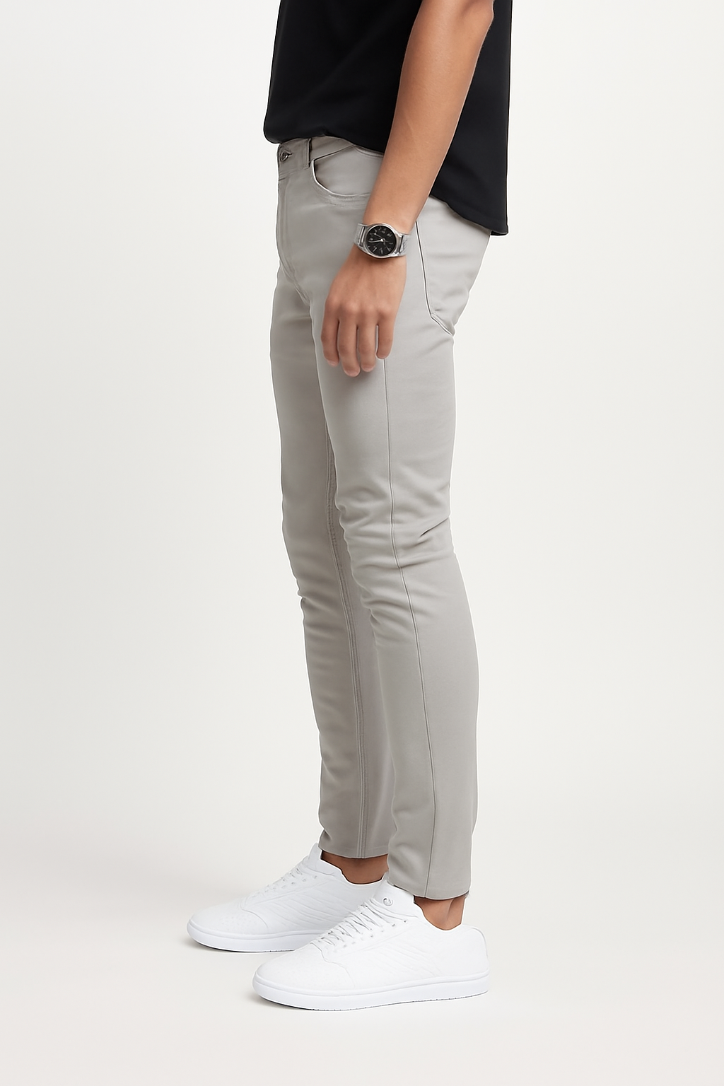 Thomas | Pantalones Casual Ajustados Sólidos