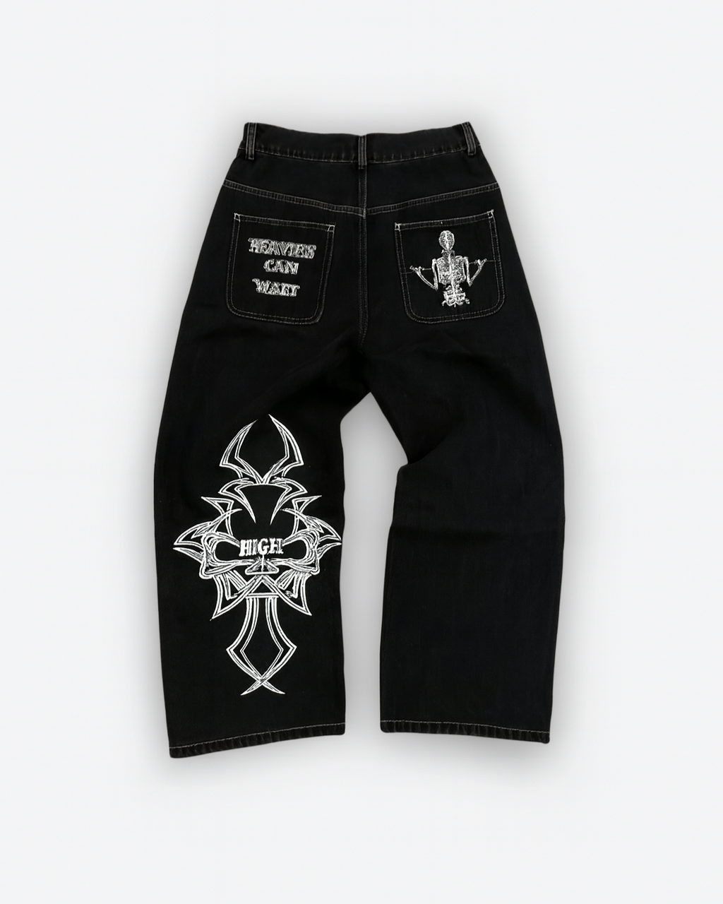 George | Jeans Baggy Bordados