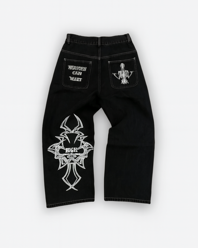 George | Jeans Baggy Bordados