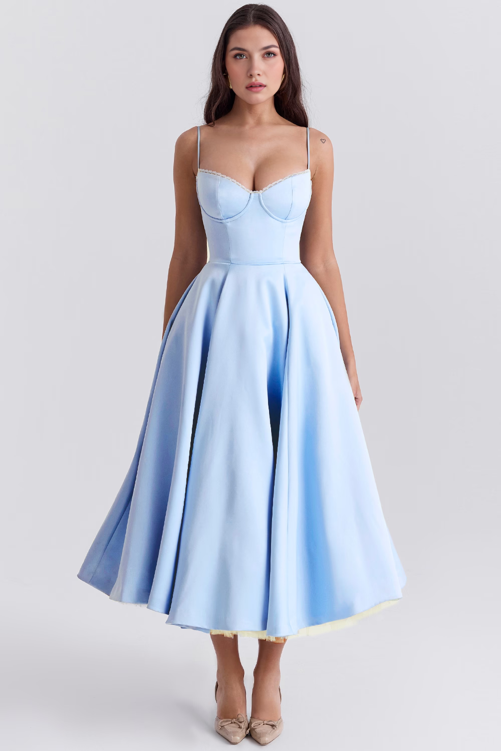 Chiara | Vestido Midi Cloe - Doble Capa