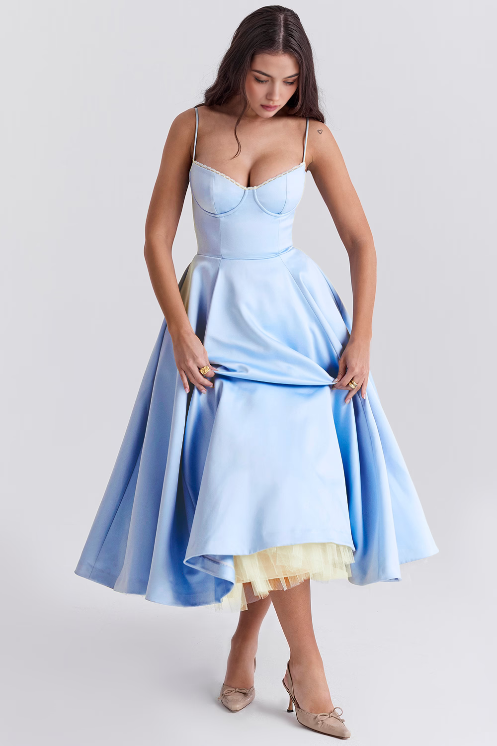 Chiara | Vestido Midi Cloe - Doble Capa