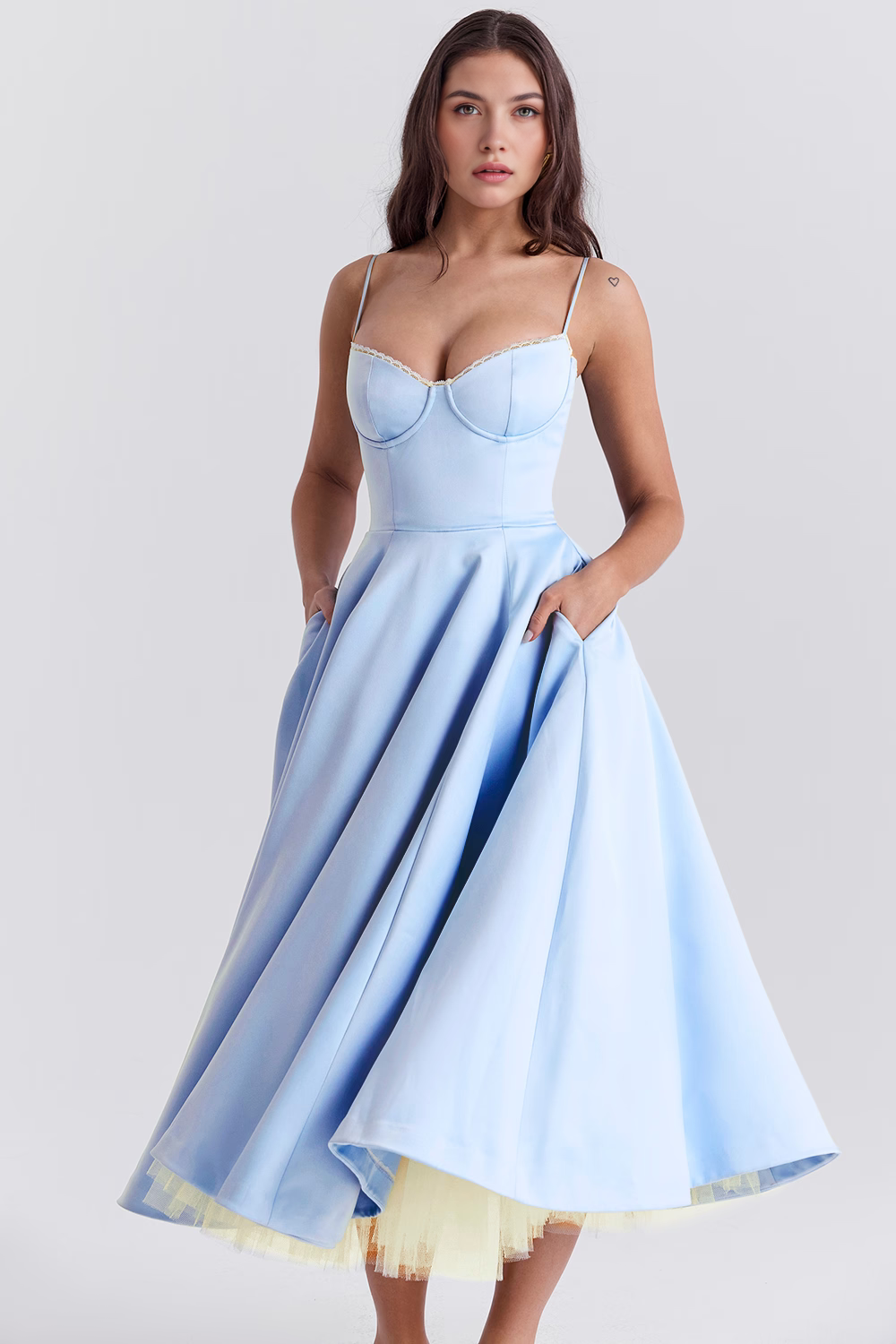 Chiara | Vestido Midi Cloe - Doble Capa
