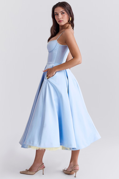 Chiara | Vestido Midi Cloe - Doble Capa