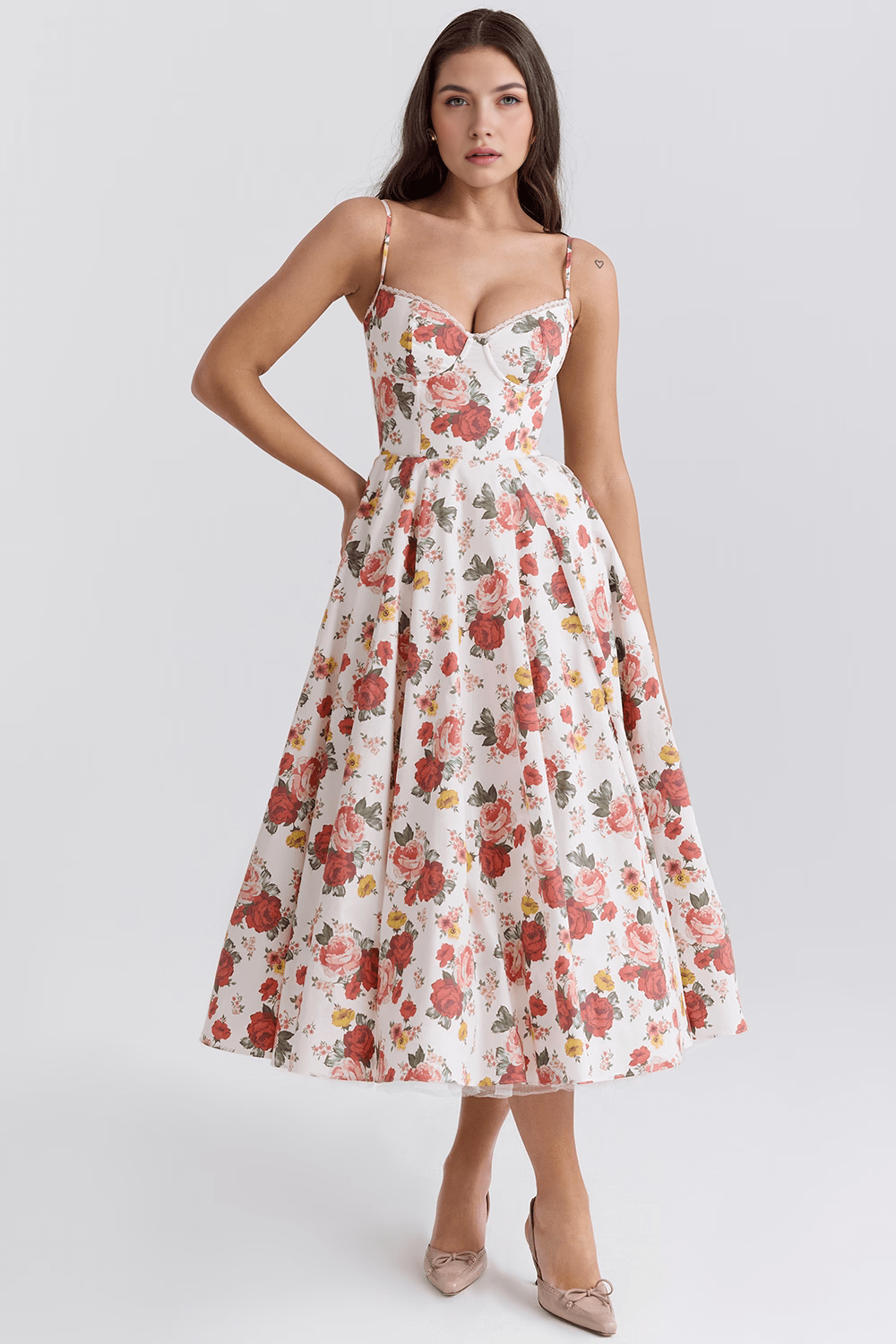 Chiara | Vestido Midi Cloe - Doble Capa