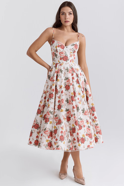 Chiara | Vestido Midi Cloe - Doble Capa