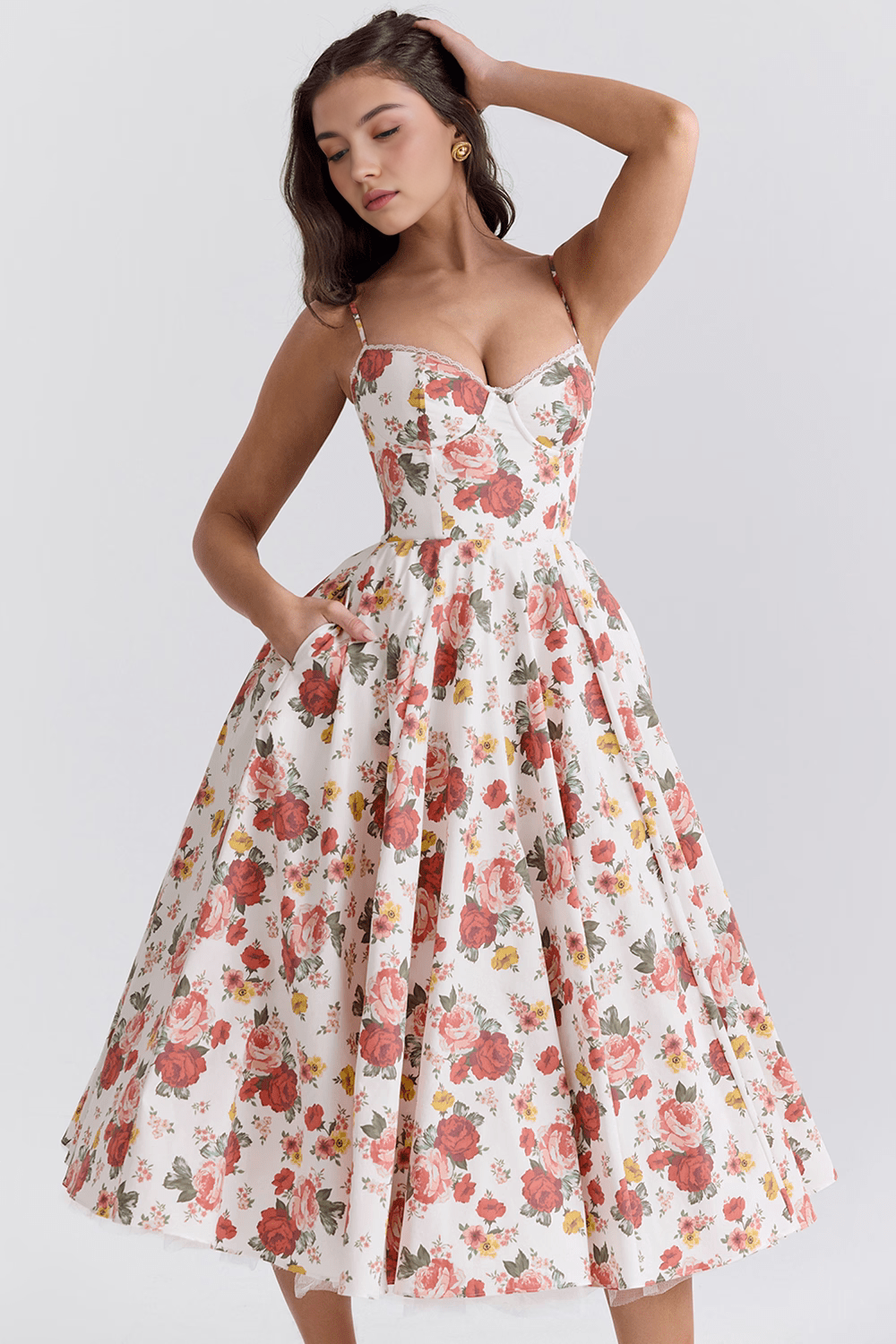 Chiara | Vestido Midi Cloe - Doble Capa