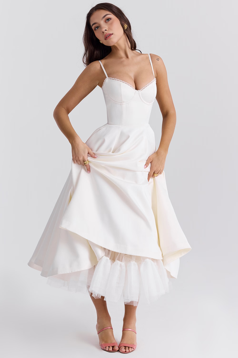 Chiara | Vestido Midi Cloe - Doble Capa