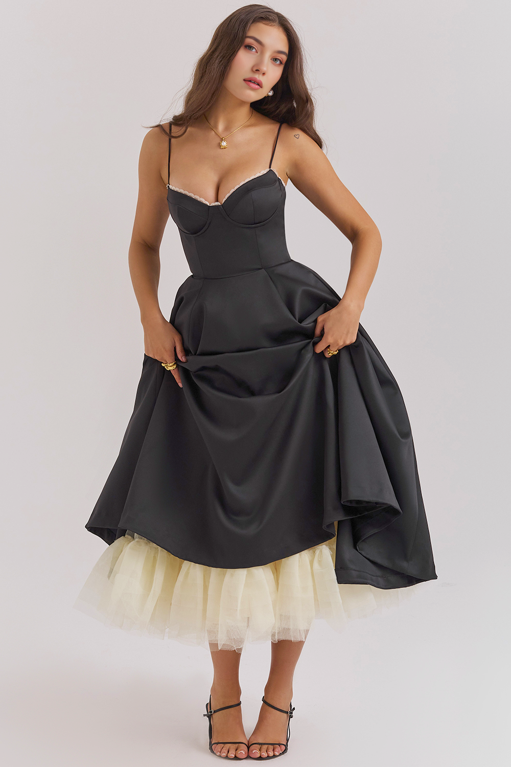 Chiara | Vestido Midi Cloe - Doble Capa