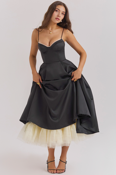 Chiara | Vestido Midi Cloe - Doble Capa