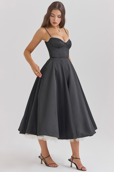 Chiara | Vestido Midi Cloe - Doble Capa