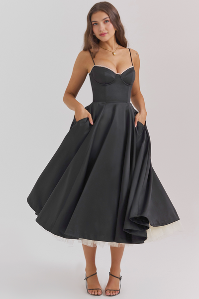 Chiara | Vestido Midi Cloe - Doble Capa