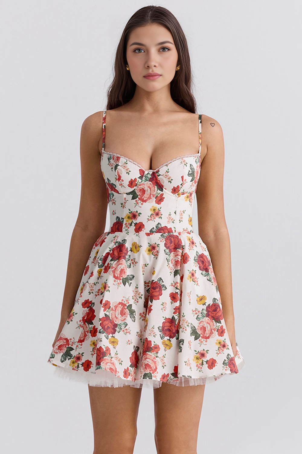 Irene | Vestido Corto Cloe - Doble Capa