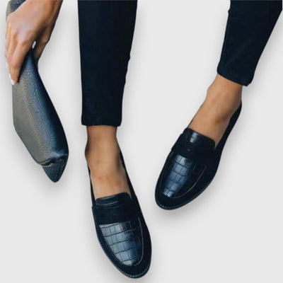 Noa | Mocasines Con Efecto Croc